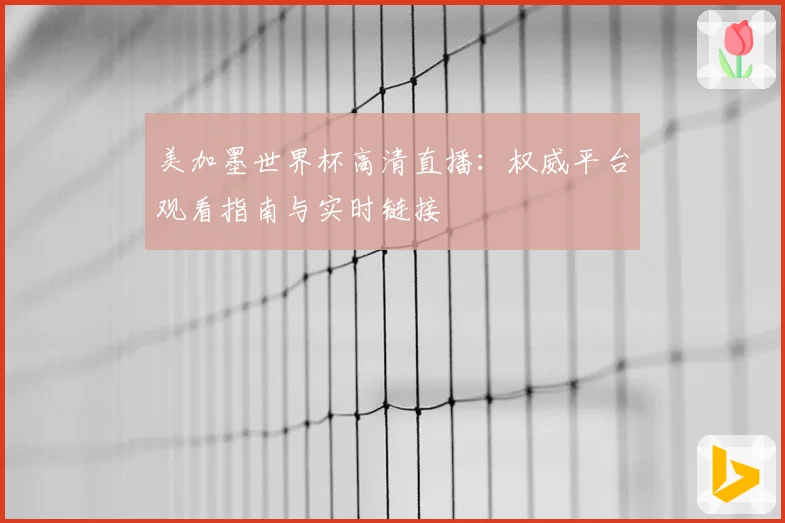 美加墨世界杯高清直播：权威平台观看指南与实时链接